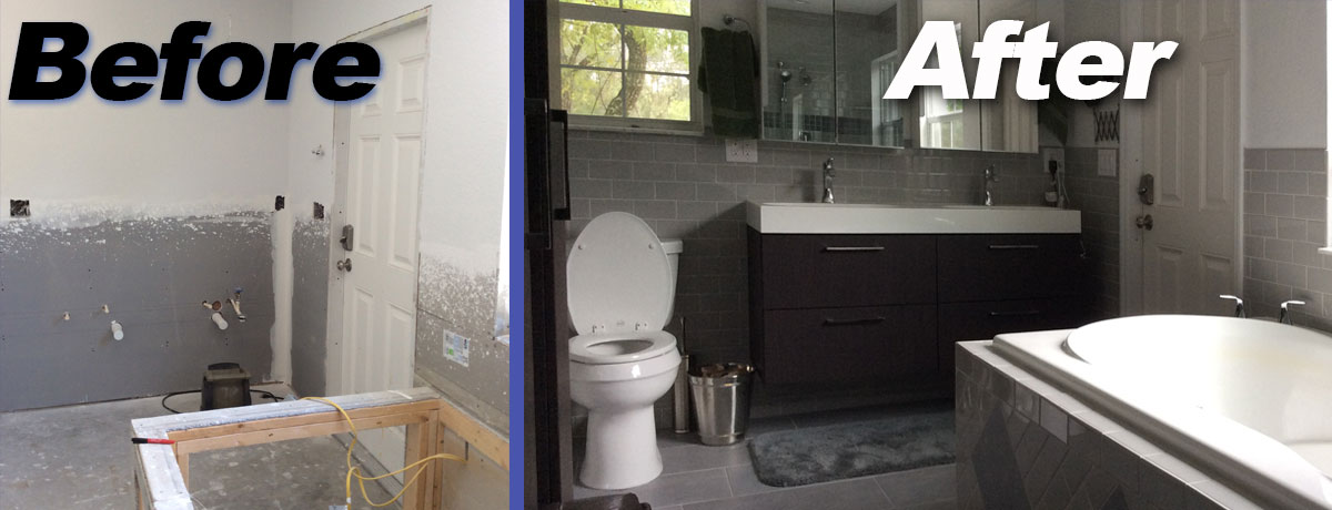 Deland Plumber Adds New master bath to existing home